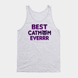 Best Catmom Ever Best Mom Gift For Mother's Day Tank Top